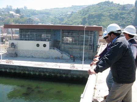Director Nacional de Obras Portuarias visita proyectos emblemáticos de la región de Bio Bío