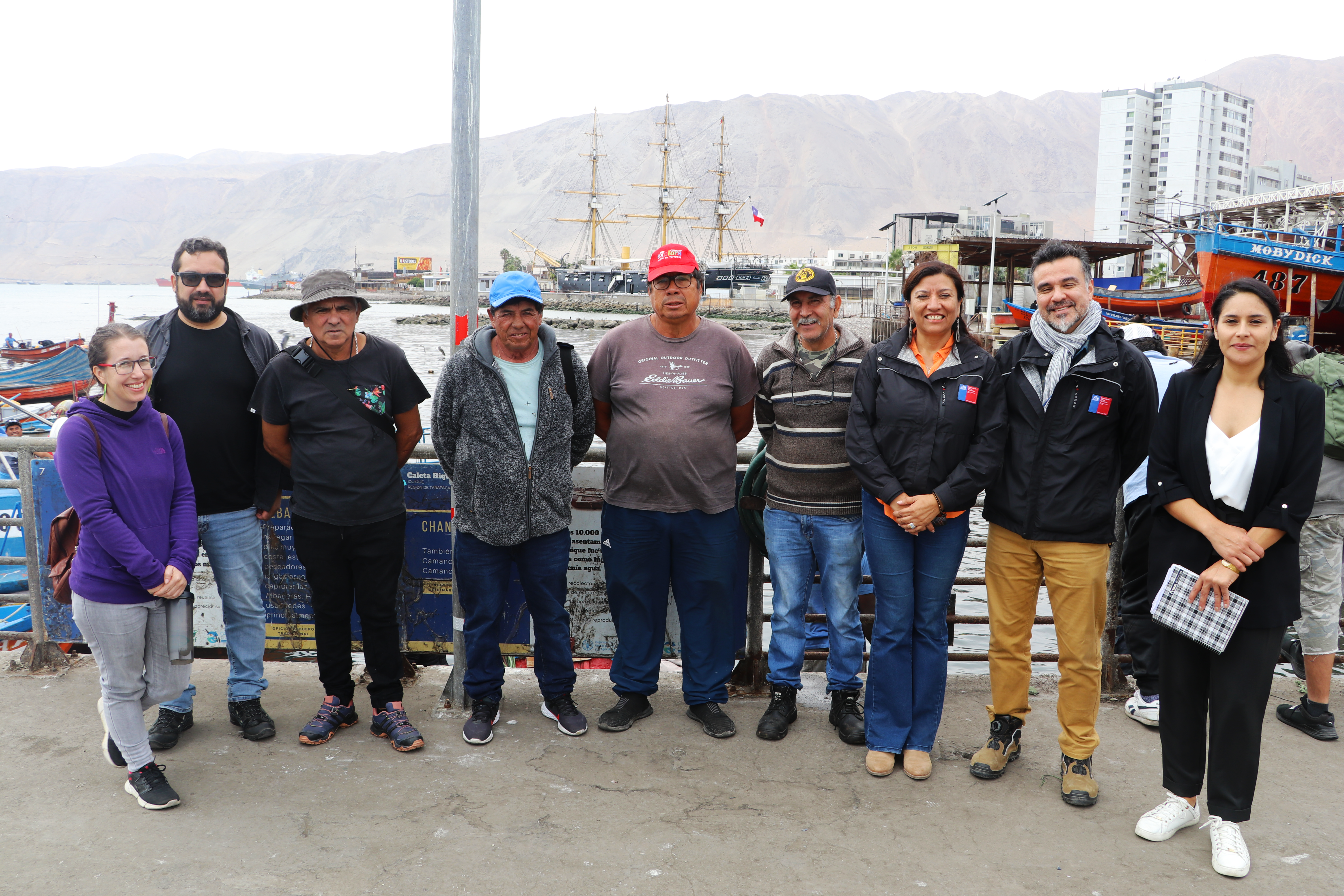 Coordinador Nacional de Obras Portuarias visita  obras del borde costero de Tarapacá. 