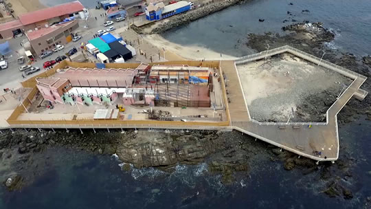 DOP se encuentra ejecutando obras de Conservación del Terminal Pesquero de Caldera