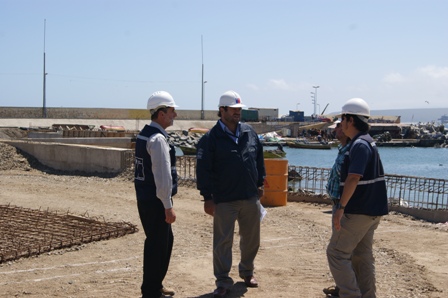 Director Nacional realiza visita inspectiva a Caleta San Pedro de Los Vilos 