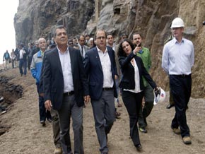 Ministro de Obras Públicas, Alberto Undurraga Vicuña, lanza Plan Especial de Infraestructura de Borde Costero de Arica