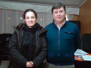 Directora nacional (TP) Antonia Bordas Coddou se reunió con alcalde de Quellón