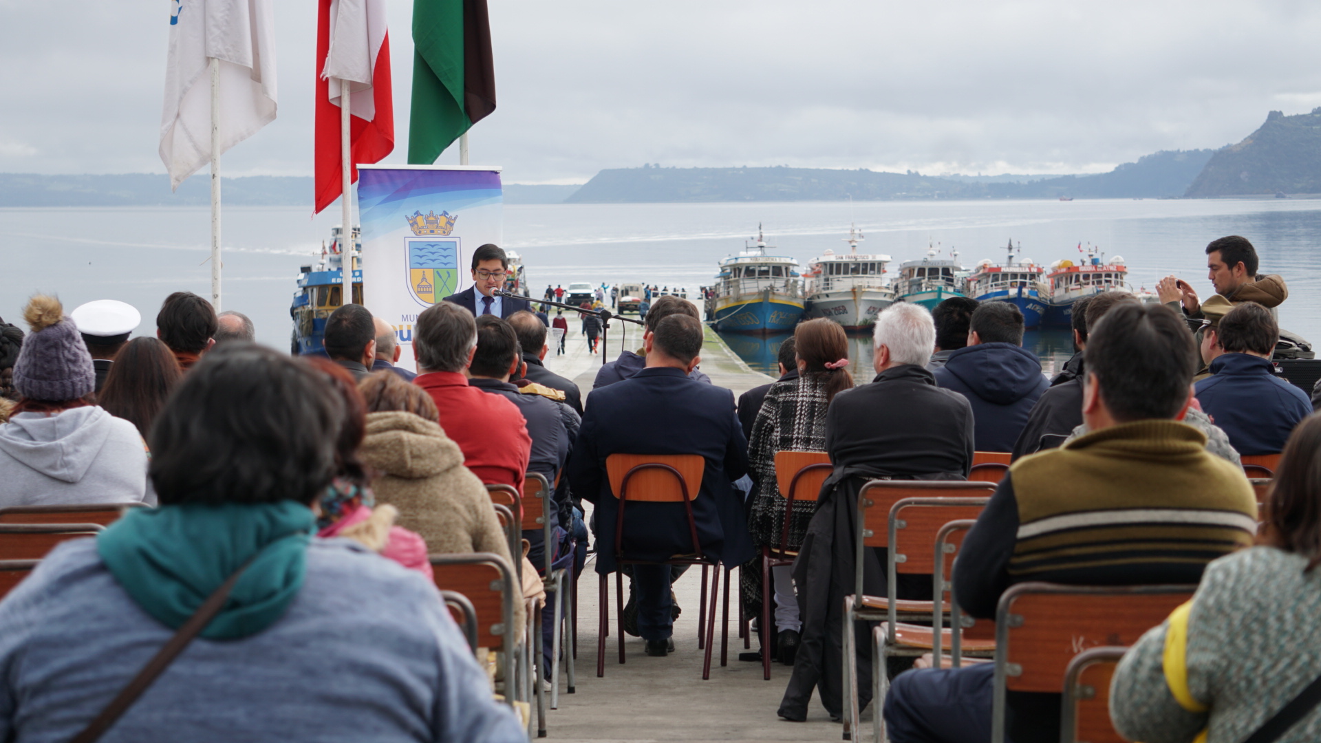 La Dirección de Obras Portuarias inauguró dos importantes obras en Chiloé
