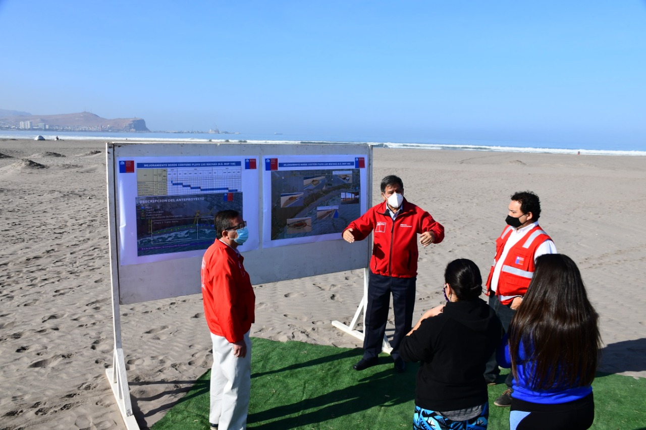 MOP lanzó licitación de obras que transformarán el borde costero de playa Las Machas
