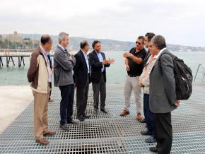 Inspeccionan término de obras de emergencia en Caleta Portales de Valparaíso