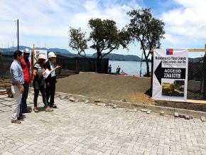 Habilitan accesos peatonales para veraneantes que llegarán a Playa Grande de Licán Ray