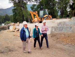 42% de avance presentan obras de mejoramiento en Playa Negra de Lago Caburgua