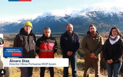 Seremi MOP y director regional DOP de Aysén se reunieron con comunidad y pobladores de Villa y Lago O’Higgins.