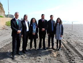 Inician construcción de obras marítimas en Caleta Bucalemu