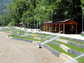 Ministro Undurraga inaugura mejoramiento Playa Negra en Lago Caburgua