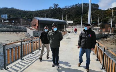 La Dirección de Obras Portuarias terminó construcción de nueva caleta de Chaihuín, que beneficiará a 100 pescadores artesanales en Corral
