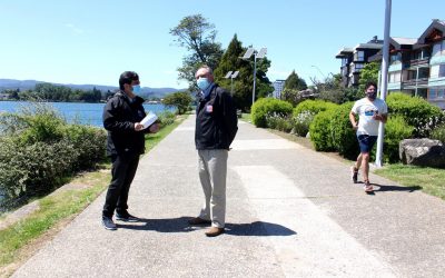 A pesar de cuarentena MOP inicia reposición de tramo 3 en Costanera de Valdivia, entre calles Caupolicán y García Reyes