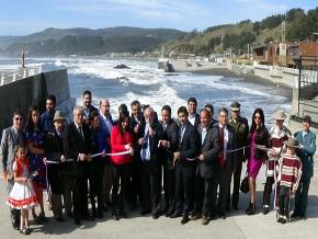 Gobierno inauguró la ampliación de la Caleta Duao de Licantén