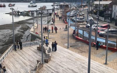 Inauguración de primera etapa del mejoramiento de costanera en Dalcahue, es la primera de las 20 obras del plan de Borde Costero de la provincia de Chiloé