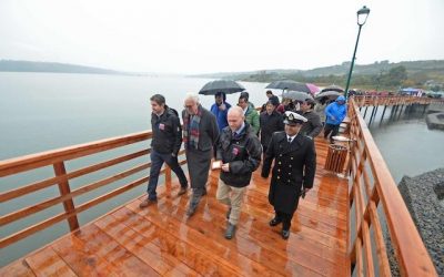 Inauguran obras de Mejoramiento del Borde Costero de Curaco de Velez, sumando 4 de 20 proyectos que consolidarán la infraestructura costera de Chiloé