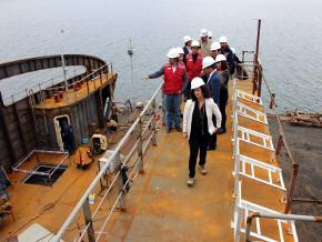 Presentan concurso para definir nombre de la nueva barcaza que conectará Niebla y Corral