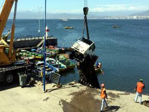 Ministerio de Obras de Públicas inicia trabajos de emergencia para rehabilitar caleta de Coquimbo
