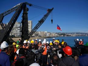 Ministro Undurraga supervisó avance del 75% en recuperación del Muelle Vergara de Viña del Mar