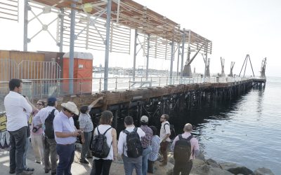 Directora Nacional de Obras Portuarias visita Región de Antofagasta e inspecciona el avance del plan de Borde Costero