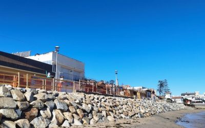 Dirección de Obras Portuarias del MOP finaliza obra de emergencia en borde costero de Algarrobo