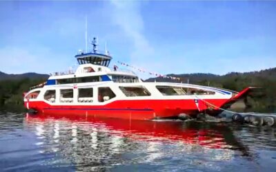 Transbordador Puerto Fuy vuelve a operar y refuerza la conectividad lacustre en la región de Los Ríos