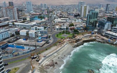 DOP alcanza 70% de avance en obras de protección costera en sector Bellavista de Iquique