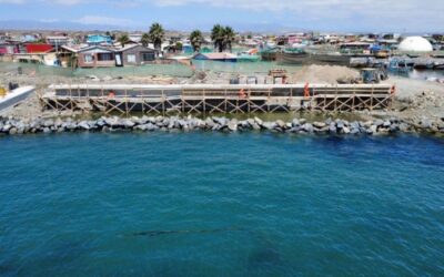 DOP avanza en reposición de infraestructura portuaria en Caleta Chañaral de Aceituno con inversión superior a $11.300 millones