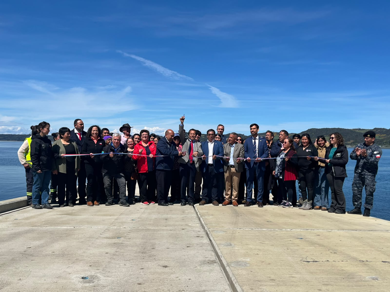 Inauguramos nueva rampa de conectividad marítima en isla Alao con una inversión superior a los $4.184 millones